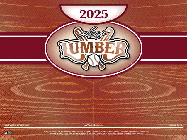 2025 Leaf Lumber Baseball Cards Checklist and Product Breakdown