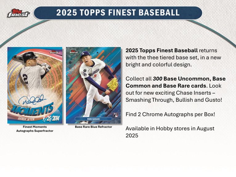 2025 Topps Finest Baseball Cards — Product Breakdown & Buyer's Guide