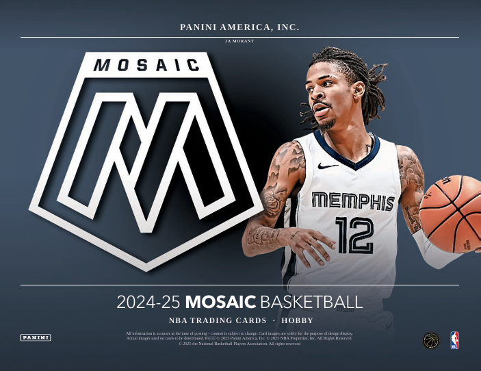 2024-25 Panini Mosaic NBA Basketball Cards — Hobby Box Breakdown & Checklist