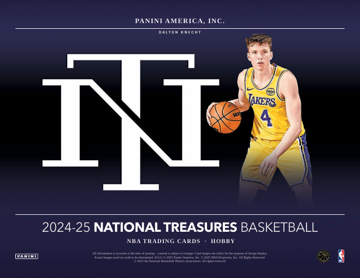 2024-25 Panini National Treasures NBA Basketball Cards Product Breakdown
