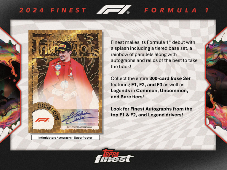 2024 Topps Finest Formula 1 Racing Cards — Product Breakdown & Buyer's Guide