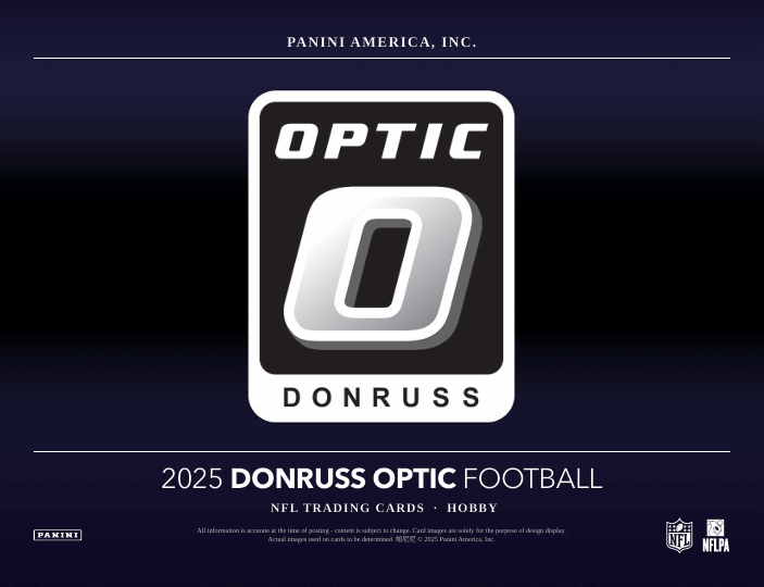 2025 Donruss Optic Football Cards Checklist and Product Breakdown