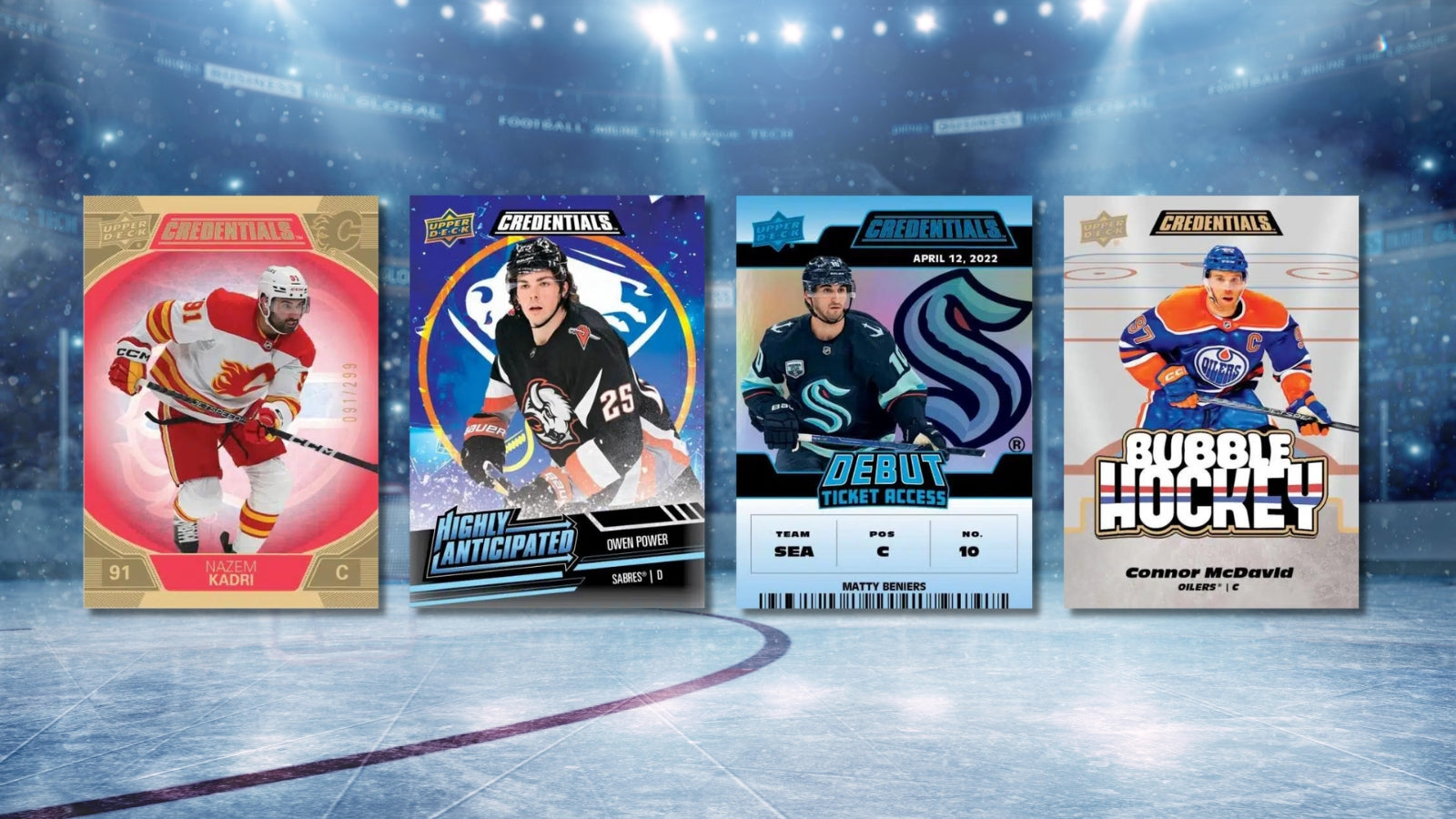 2022-23 Upper Deck Credentials NHL Hockey Cards Checklist