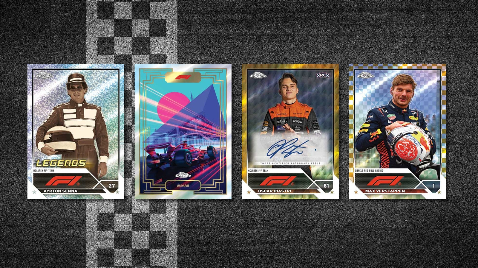 2023 Topps Chrome Formula 1 Racing Checklist