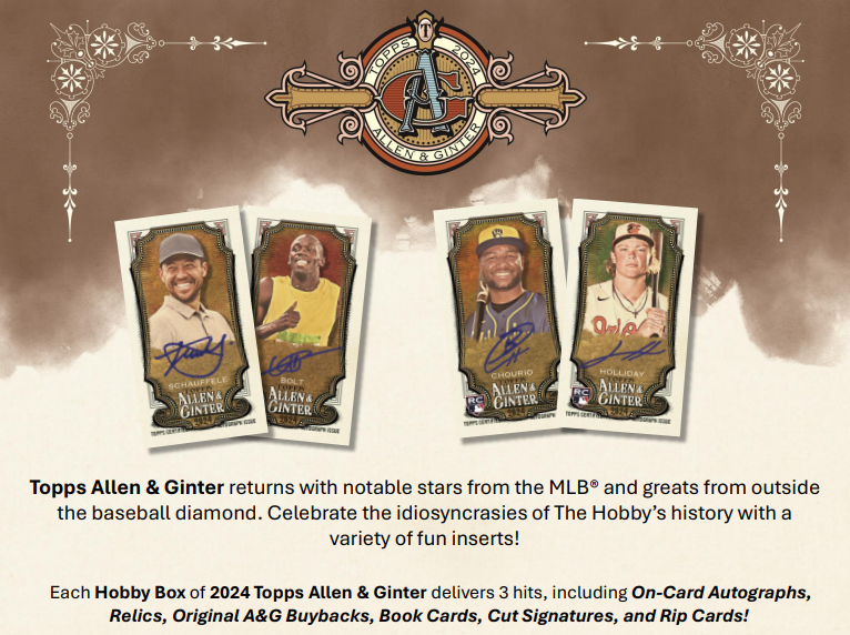 2024 Topps Allen & Ginter Baseball Cards Checklist