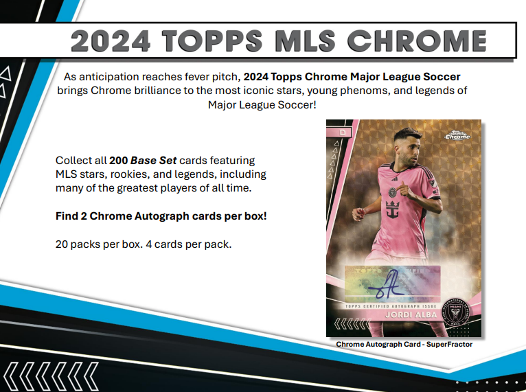 2024 Topps Chrome MLS Checklist