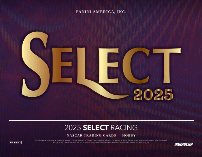 2025 Panini Select NASCAR Racing Cards Product Breakdown