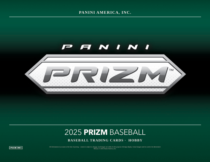 2025 Panini Prizm Baseball Cards Breakdown