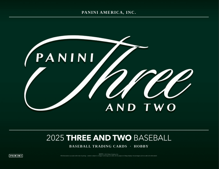 2025 Panini Three and Two Baseball Cards Breakdown
