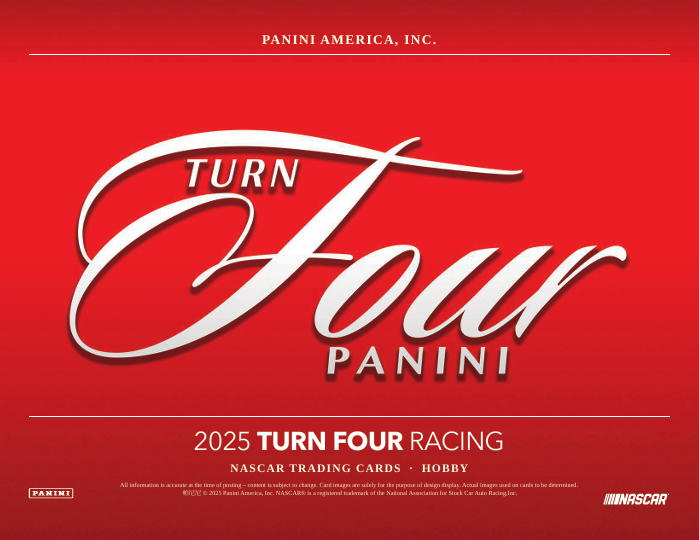 2025 Panini Turn Four Racing NASCAR Cards Breakdown