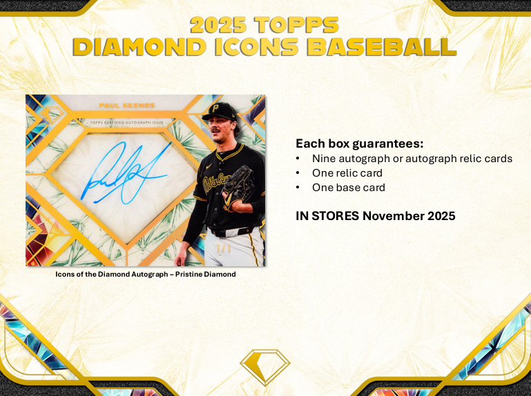 2025 Topps Diamond Icons Baseball Cards Breakdown