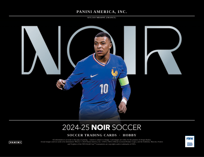 2024-25 Panini Noir Soccer Cards Checklist and Product Info