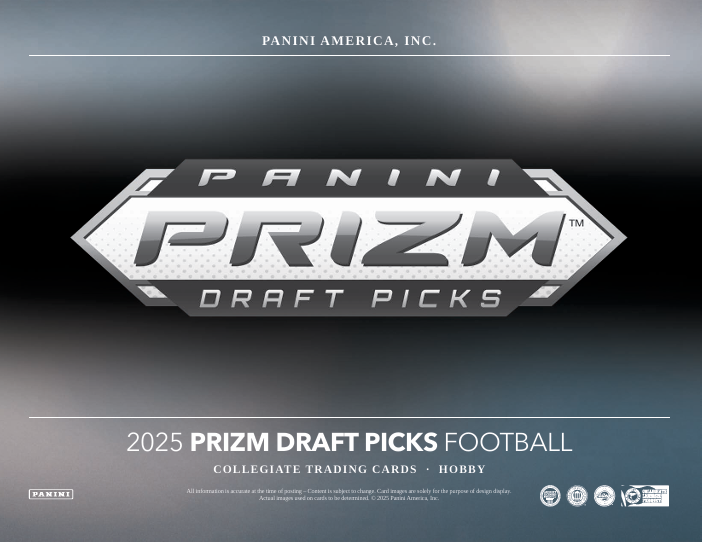 2025 Panini Prizm Draft Picks Collegiate Football Cards Checklist and Product Info
