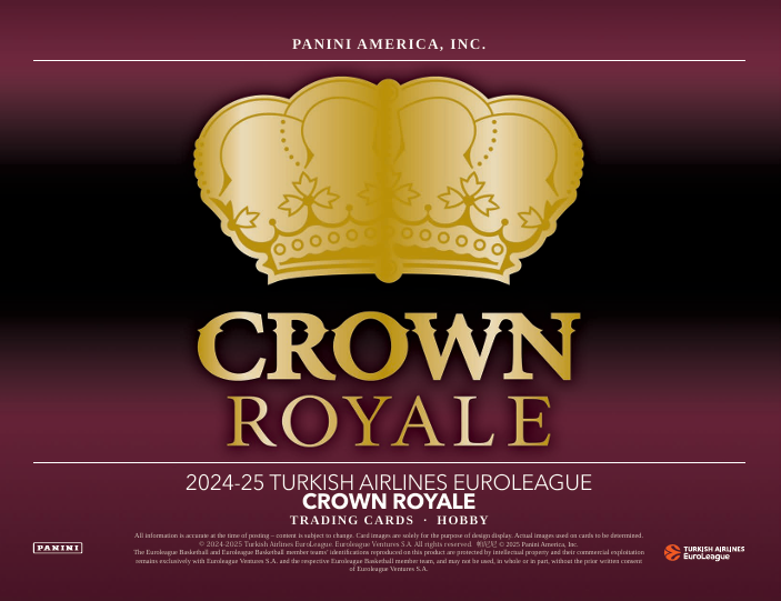 2024-25 Crown Royale Euroleague Basketball Hobby Box