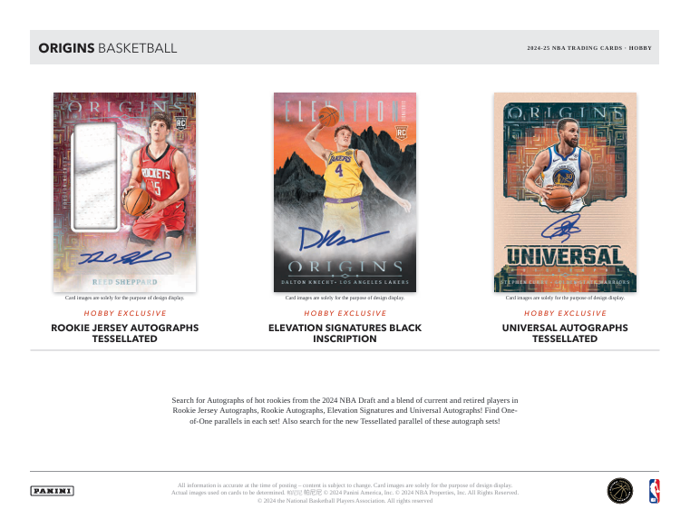 2024-25 Panini Origins Basketball Hobby