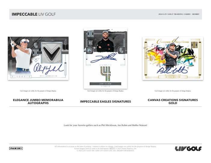 2024 Impeccable LIV Golf Hobby Box