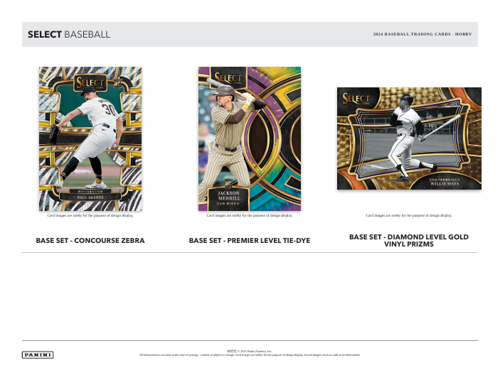 2024 Panini Select Baseball Hobby