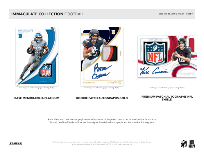 2024 Panini Immaculate Collection Football Hobby Box
