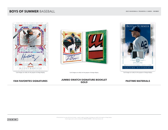 2025 Panini Boys of Summer Baseball Hobby Box