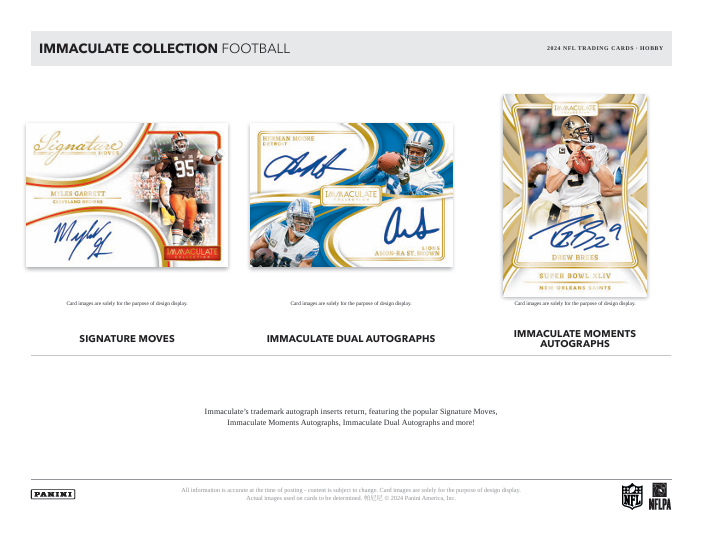 2024 Panini Immaculate Collection Football Hobby Box