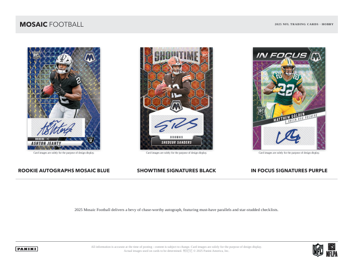 2025 Panini Mosaic Football Hobby Box