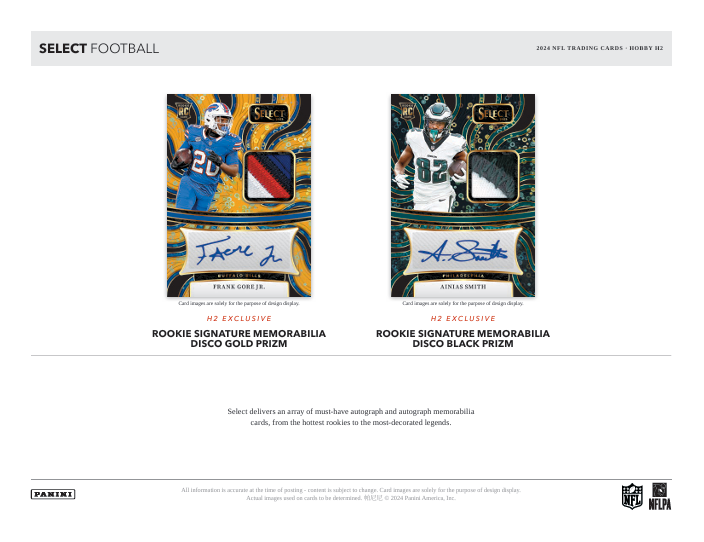 2024 Panini Select Football Hobby Hybrid H2