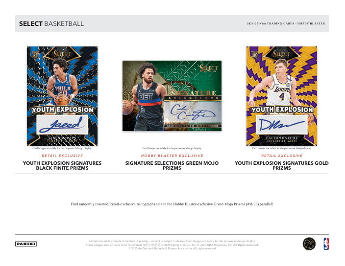 2024-25 Panini Select Basketball Hobby Blaster