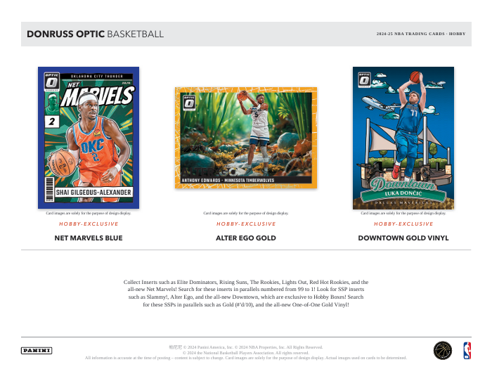 2024-25 Donruss Optic Basketball Hobby Box