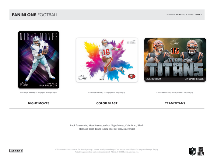 2024 Panini One Football Hobby Box