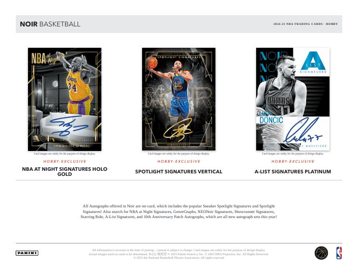 2024-25 Panini Noir Basketball Hobby Box
