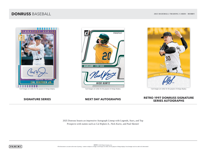 2025 Donruss Baseball Hobby Box