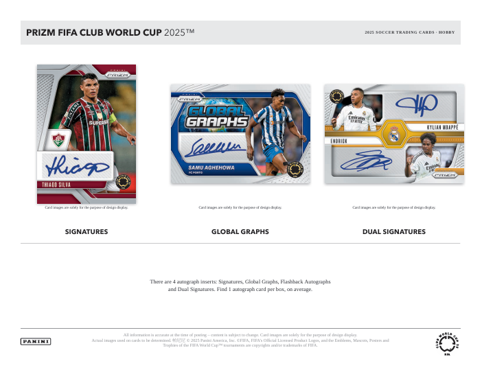2025 Prizm FIFA Club World Cup Soccer Hobby Box