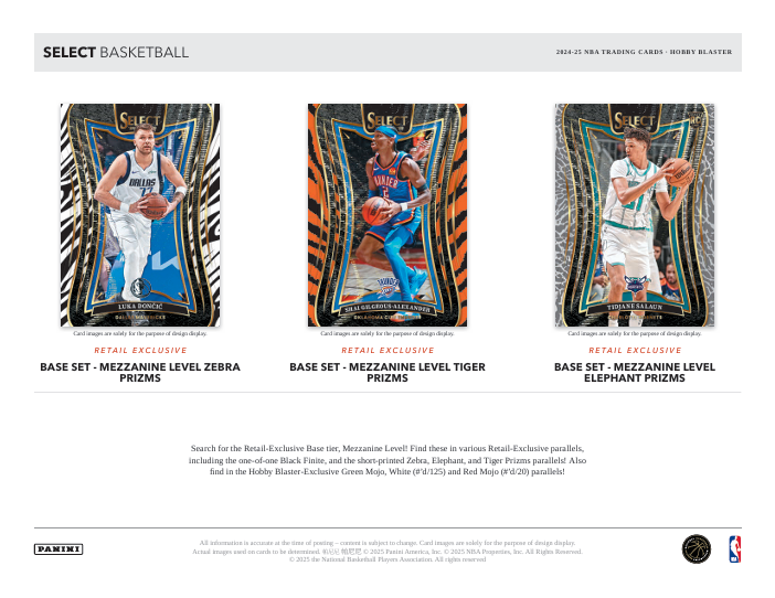 2024-25 Panini Select Basketball Hobby Blaster
