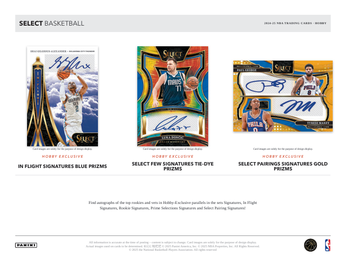 2024-25 Panini Select Basketball Hobby