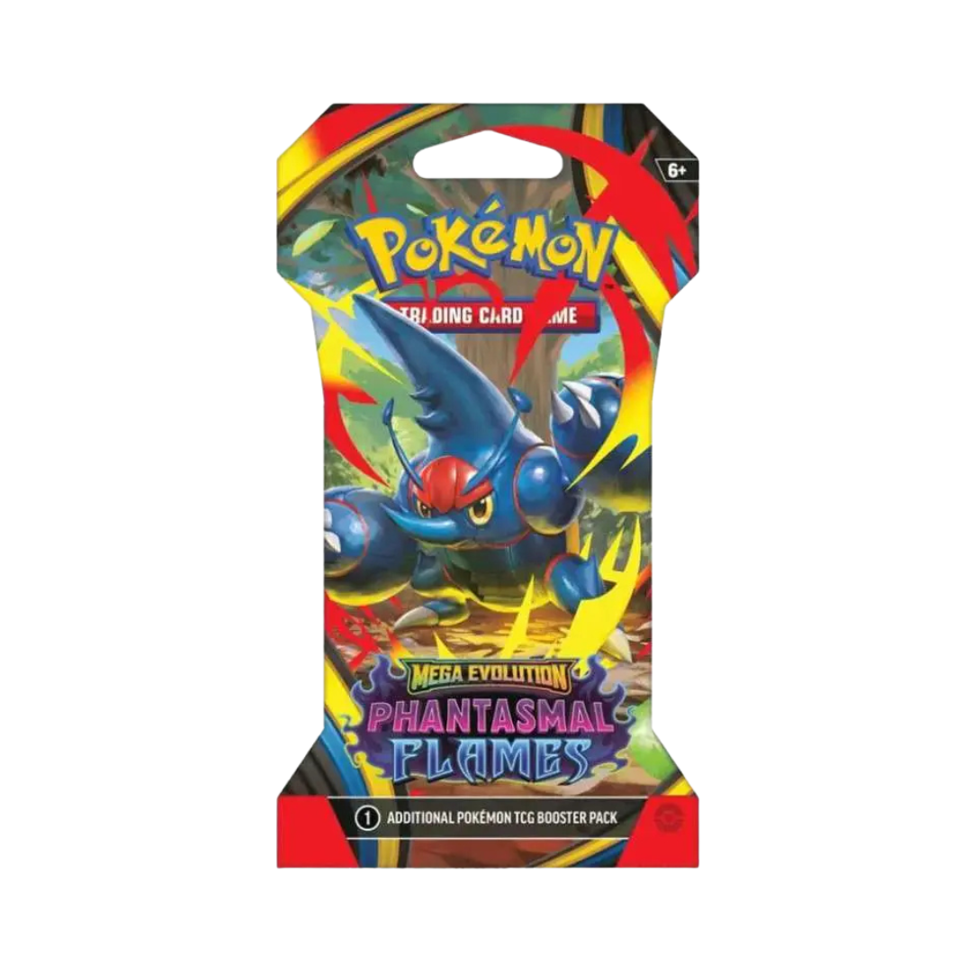 Pokemon Mega Evolution: Phantasmal Flames (ME02) Sleeved Booster Pack