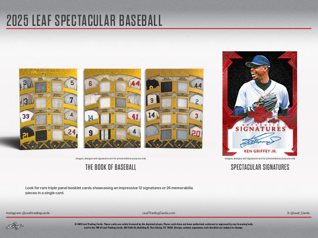 2025 Leaf Spectacular Baseball Hobby Box