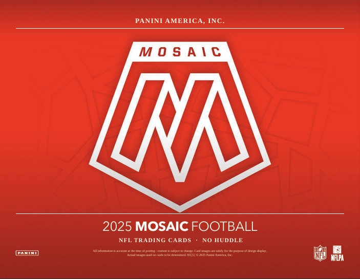 2025 Panini Mosaic No Huddle Football Hobby Box