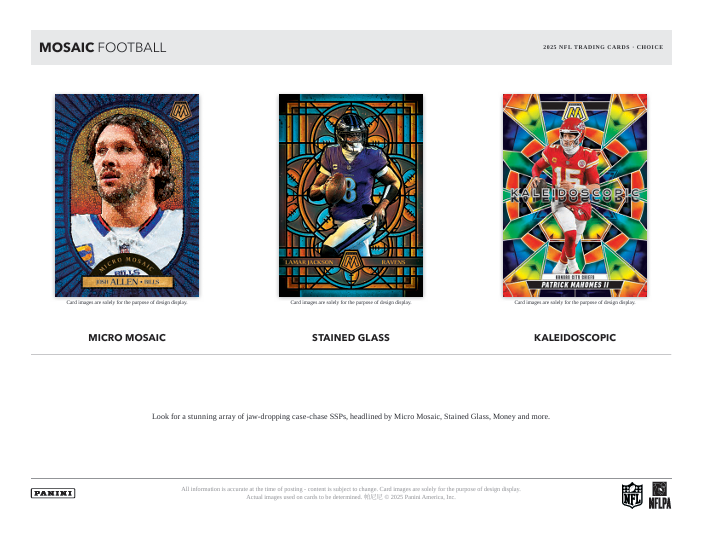 2025 Mosaic Choice Football Hobby Box