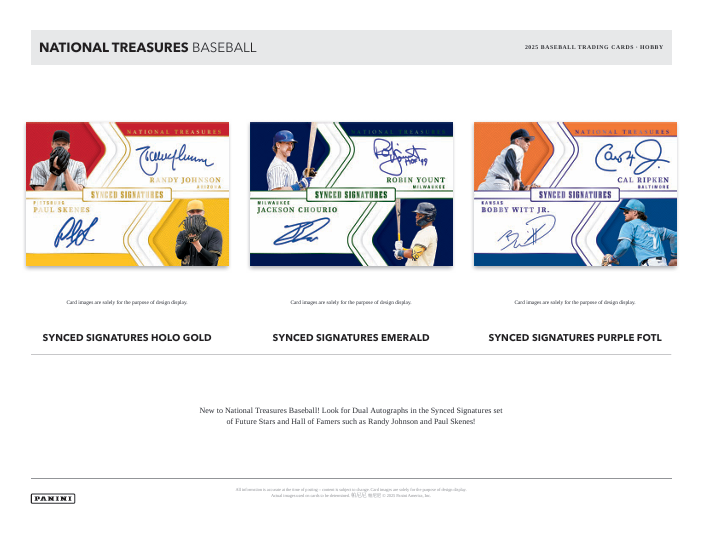 2025 Panini National Treasures Baseball Hobby Box
