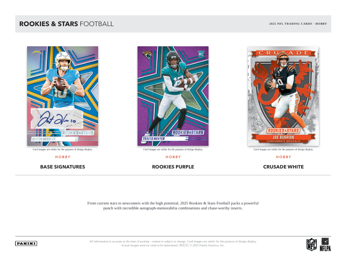 2025 Panini Rookies & Stars NFL Football Hobby Box