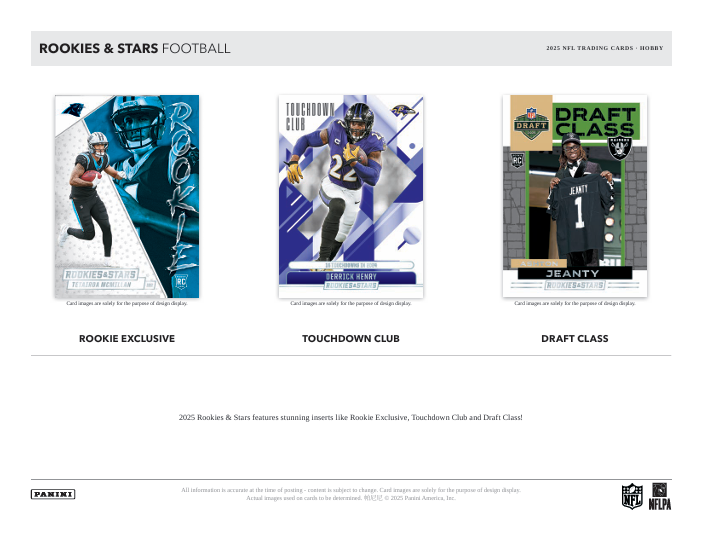 2025 Panini Rookies & Stars NFL Football Hobby Box