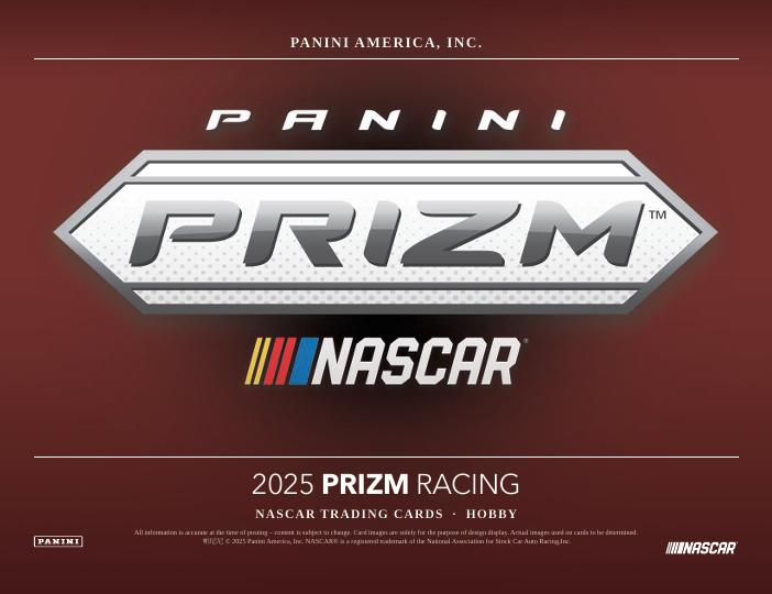 2025 Panini Prizm NASCAR Racing Cards Checklist and Product Breakdown