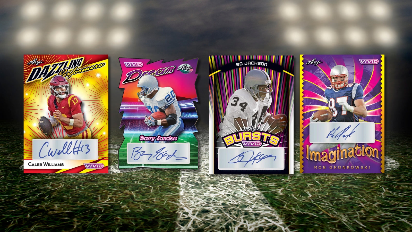 2025 Leaf Vivid Football Cards Checklist WAXZONE