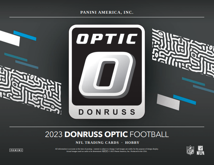 2023 Donruss Optic NFL Football Cards Checklist