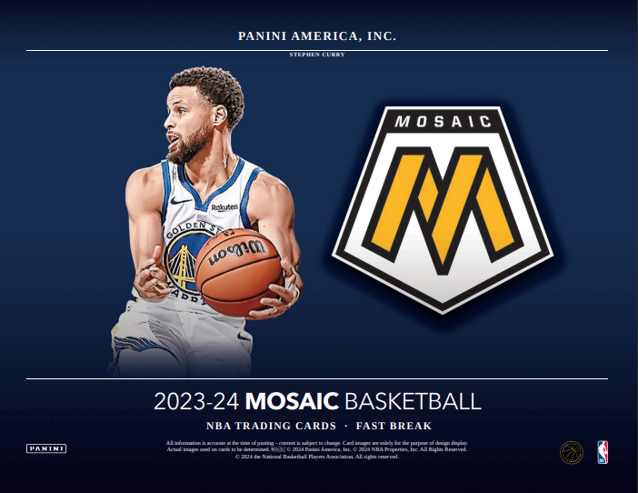 2023-24 Panini Mosaic Fast Break Basketball Cards Checklist