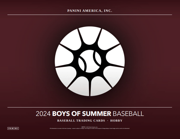 2024 Panini Boys of Summer Baseball Cards Checklist