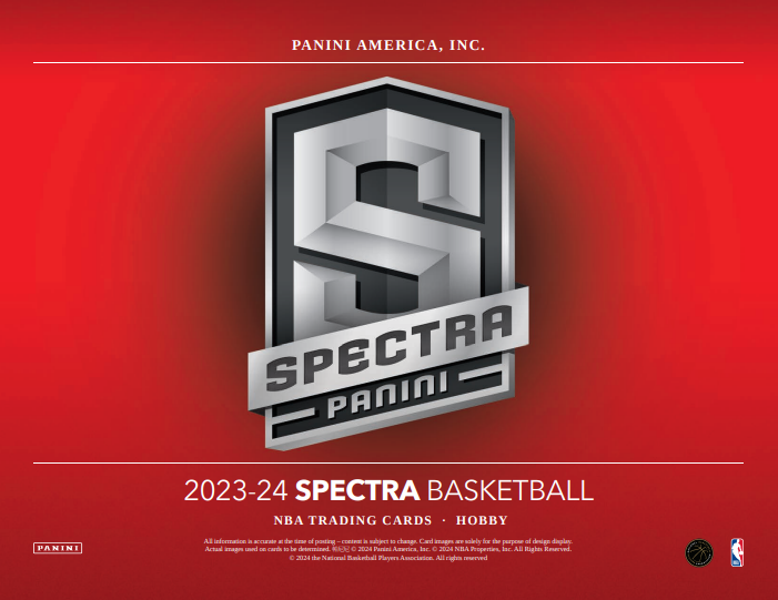 23-24 Panini Spectra Basketball Cards Checklist