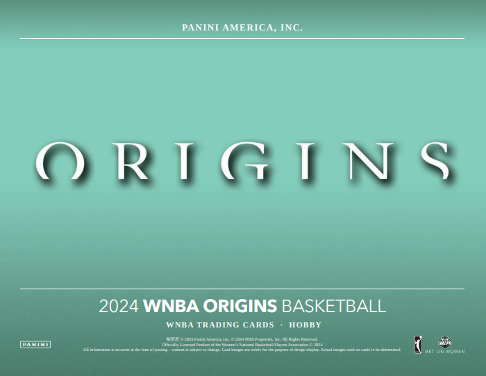 2024 Panini Origins WNBA Basketball Cards Checklist