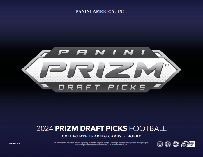 2024 Panini Prizm Draft Picks Collegiate Football Checklist