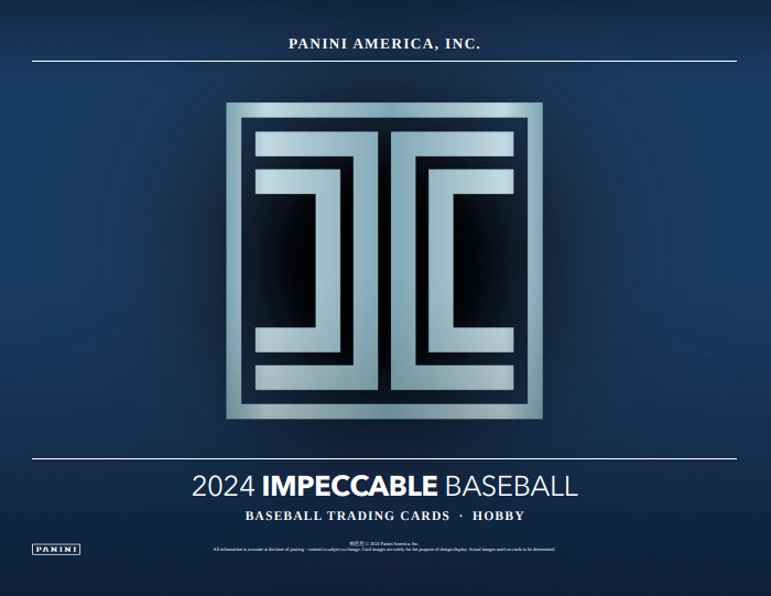 2024 Panini Impeccable Baseball Cards Checklist